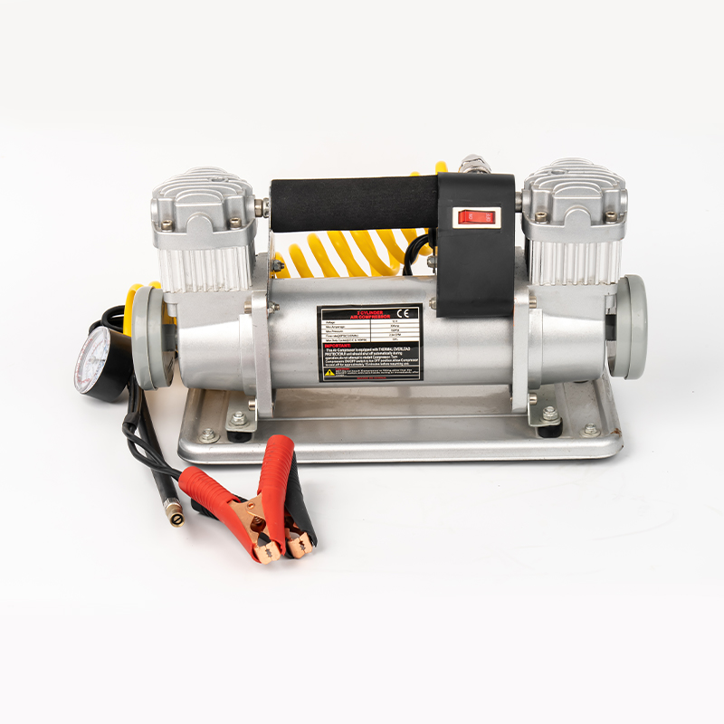 SX-204 dubbelcylinderluftkompressor med viborationssäkra fötter
